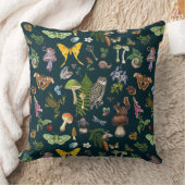 魔法オブフォレストコテージコア装飾用クッション クッション (ブランケット)