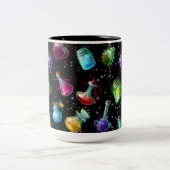 魔法オプションのパターン ツートーンマグカップ (中央)