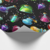 魔法オプションのパターン ラッピングペーパー (角)