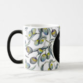 魔法オリーブ水彩手絵を描形 モーフィングマグカップ (左)