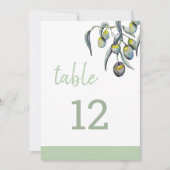 魔法オリーブ水彩手絵を描形 案内状 (正面)