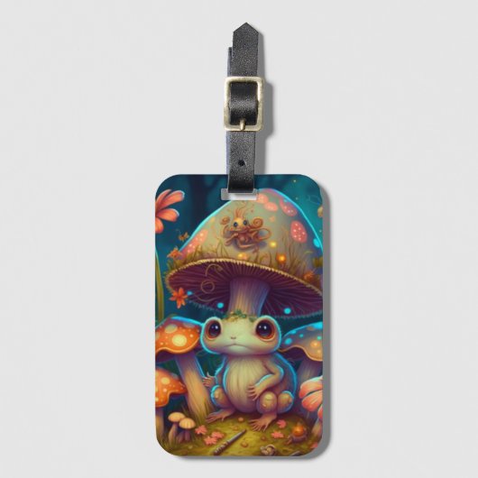 魔法カエル ラゲッジタグ (正面縦)