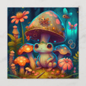 魔法カエル 招待状 (正面)