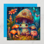 魔法カエル 招待状 (正面/裏面)