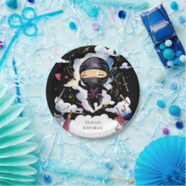 魔法カスタム忍者誕生日 ペーパープレート