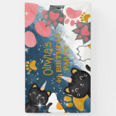 魔法カチコーン誕生日バナー 横断幕 (縦)