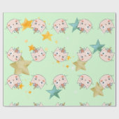 魔法カチコーン誕生日ラッピング紙 ラッピングペーパー (フラット)