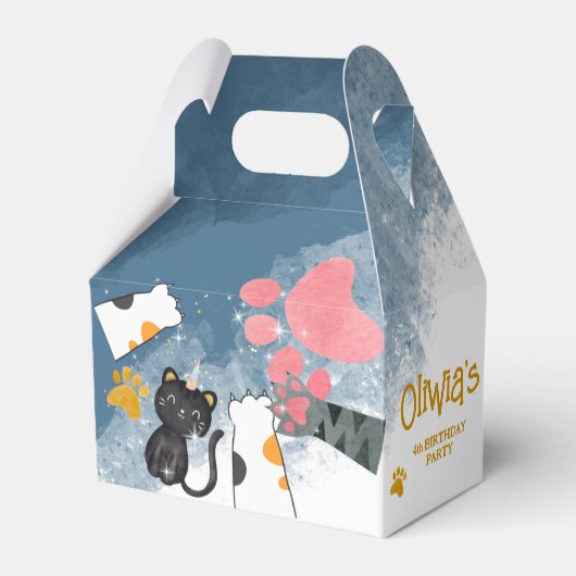 魔法カチコーン誕生日紙お願いボックス フェイバーボックス (正面サイド)