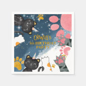 魔法カチコーン誕生日紙ナプキン スタンダードカクテルナプキン (正面)