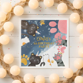 魔法カチコーン誕生日紙ナプキン スタンダードカクテルナプキン