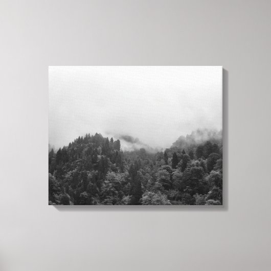 魔法カッコいいの霧の自然 キャンバスプリント (正面)