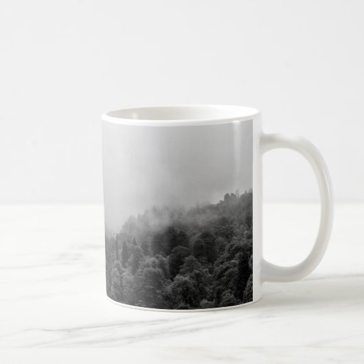 魔法カッコいいの霧の自然 コーヒーマグカップ (右)