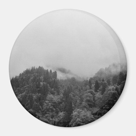 魔法カッコいいの霧の自然 マグネット (正面)