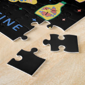 魔法カッコいいポーション薬効錬金術パーソナライズされた ジグソーパズル (側面)