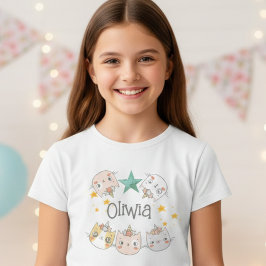 魔法カティコーンガールTシャツ Tシャツ