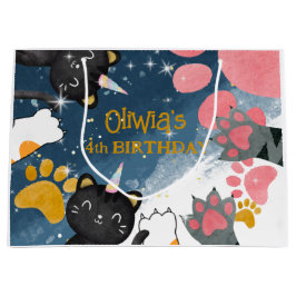 魔法カテコーン誕生日抱き枕 ラージペーパーバッグ