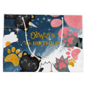 魔法カテコーン誕生日抱き枕 ラージペーパーバッグ (裏面)