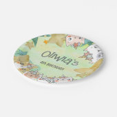 魔法カテコーン誕生日紙プレート ペーパープレート (アングル)