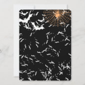 魔法カボチャンスグローバイナイトハロウィーン幽霊たちおもしろい シーズンカード (裏面)