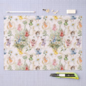 魔法カラフルのかわいいフローラ妖精金ゴールドグリッター 薄葉紙 (クラフト)