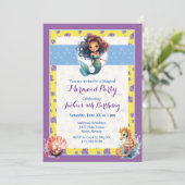 魔法カラフルの人魚の誕生日パーティー 招待状 (スタンド正面)