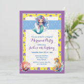 魔法カラフルの人魚の誕生日パーティー 招待状 (スタンド正面)