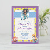 魔法カラフルの人魚の誕生日パーティー 招待状 (スタンド正面)