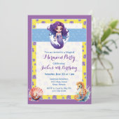 魔法カラフルの人魚の誕生日パーティー 招待状 (スタンド正面)