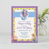 魔法カラフルの人魚の誕生日パーティー 招待状 (スタンド正面)