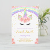 魔法カラフルの少女パーティーカード 招待状 (スタンド正面)