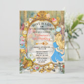 魔法カラフルアリスのワンダーランドティー誕生日I 招待状 (スタンド正面)