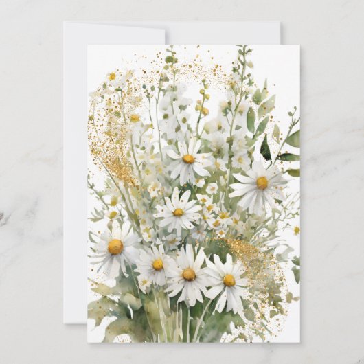 魔法カラフルピクシー妖精フローラ女子誕生日 招待状 (裏面)