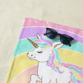 魔法カラフルユニコーン🦄 ビーチタオル (インサイチュ)