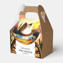 魔法カラフルリトルカウボーイベビーシャワー フェイバーボックス