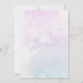 魔法カラフルレインボーガールズバースデーパーティー 招待状 (裏面)