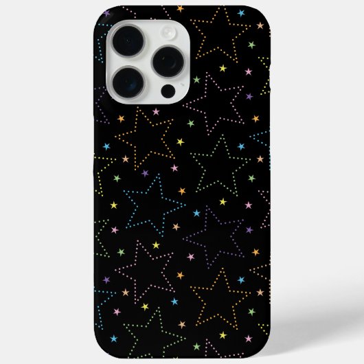 魔法カラフル星空の夜空のパターン Case-Mate iPhoneケース (裏面)