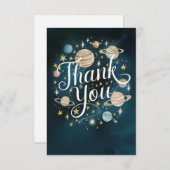 魔法カラフル星空 サンキューカード (正面/裏面)