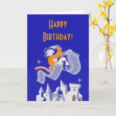 魔法カーペットカード カード (黄色い花)