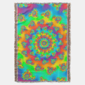 魔法カーペットボルテックスフラクタル スローブランケット (正面縦)