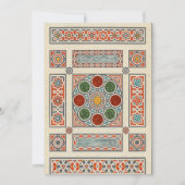 魔法カーペットヴィンテージアラビア幾何学模様 シーズンカード (正面)