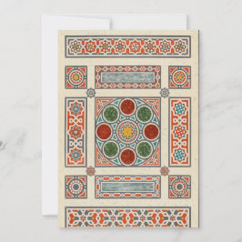 魔法カーペットヴィンテージアラビア幾何学模様 シーズンカード