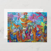 魔法カーペット ポストカード (正面/裏面)