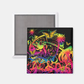 魔法ガーデンと蝶 マグネット (正面/裏面)