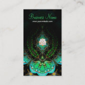 魔法ガーデンフラクタル名刺 名刺 (裏面)