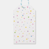 魔法ガーリーのユニコーン&スターパーソナライズされたズ ギフトタグ (裏面)