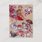 魔法キノコファンタジークラフト紙 名刺 (裏面)