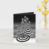 魔法キノコ小さなグリーティングカード カード (黄色い花)