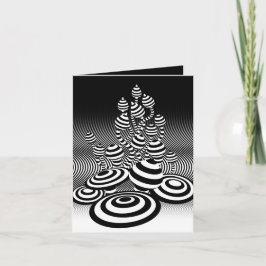 魔法キノコ小さなグリーティングカード カード