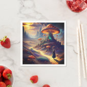 魔法キノコ惑星 スタンダードカクテルナプキン (インサイチュ)