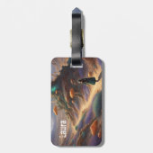 魔法キノコ惑星 ラゲッジタグ (裏面縦)